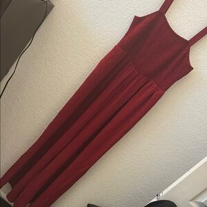 Elegant Red Women's Dress
